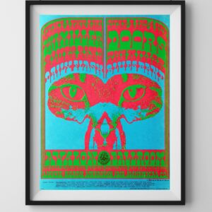 1967 The Doors Avalon Ballroom Concert Tour Poster