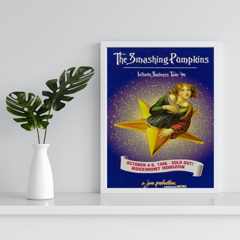1996 Smashing Pumpkins Infinite Sadness Tour Poster - Image 2