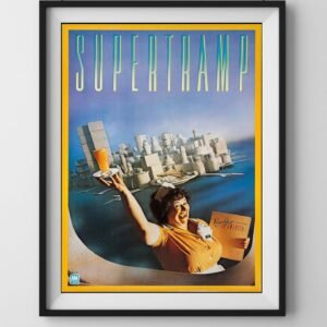 1979 Album Promo Poster – Vintage Supertramp Release Artwork Print