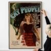 Cat people Vintage 1940s Horror Poster