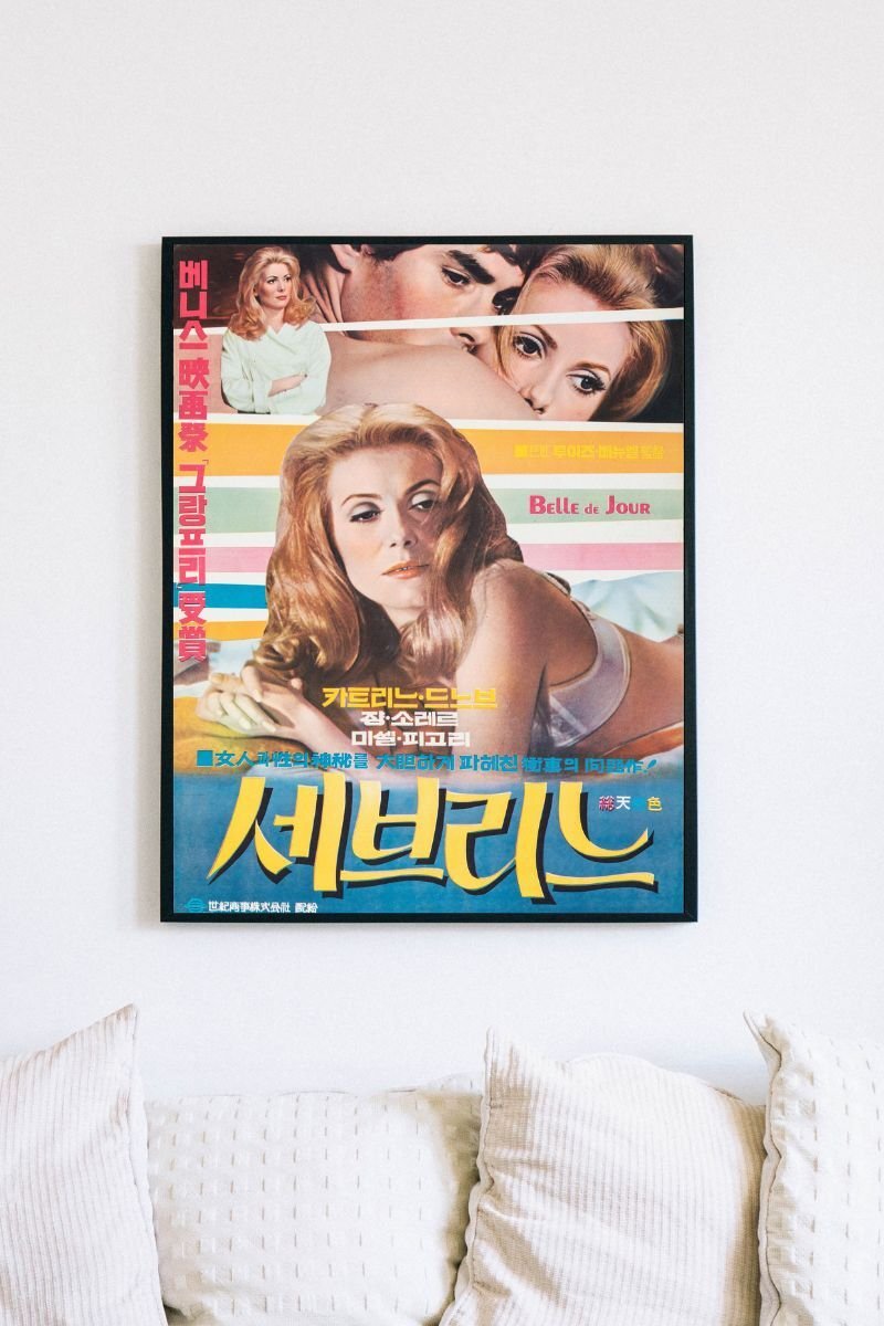 Belle du Jour 1967 Movie Poster – French Classic with Catherine Deneuve