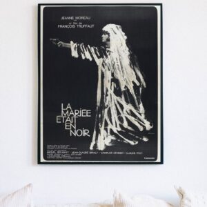 The Bride Wore Black (1968) Francois Truffaut Movie Poster