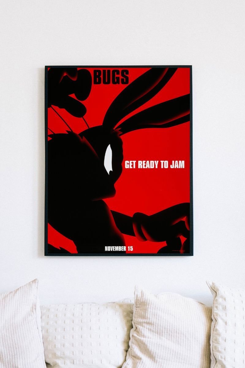 Space Jam 1996 Movie Poster – Bugs Bunny Comedy Classic