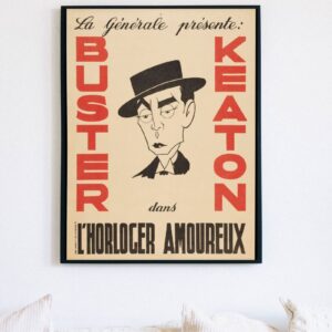 Allez Oop! 1934 Movie Poster – Buster Keaton Silent Film Classic