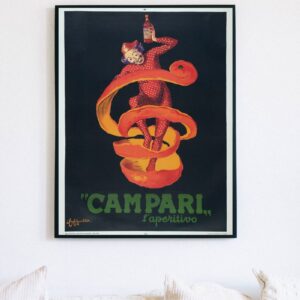 Campari Italian Bitters Drink Advertisement Poster