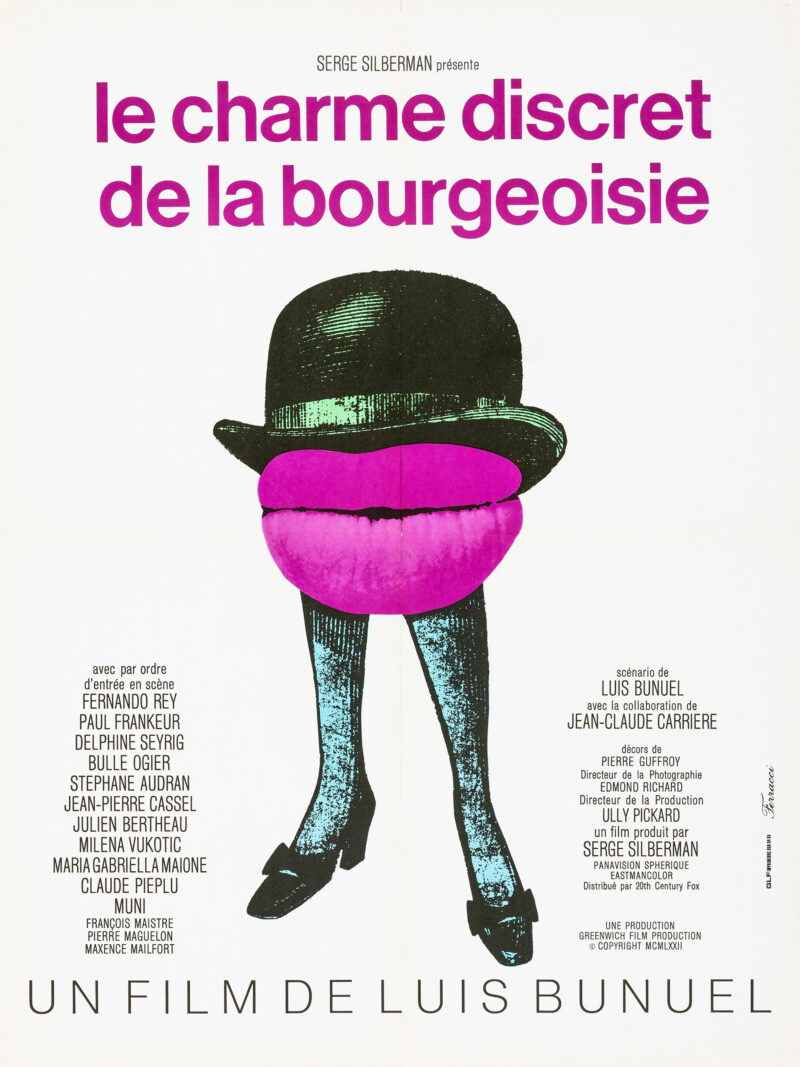 The Discreet Charm of the Bourgeoisie (1972) French Film Poster - Image 3