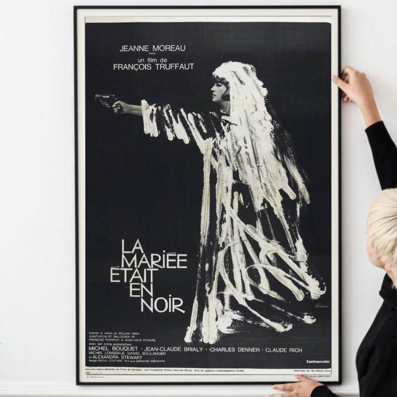 The Bride Wore Black (1968) Francois Truffaut Movie Poster - Image 3