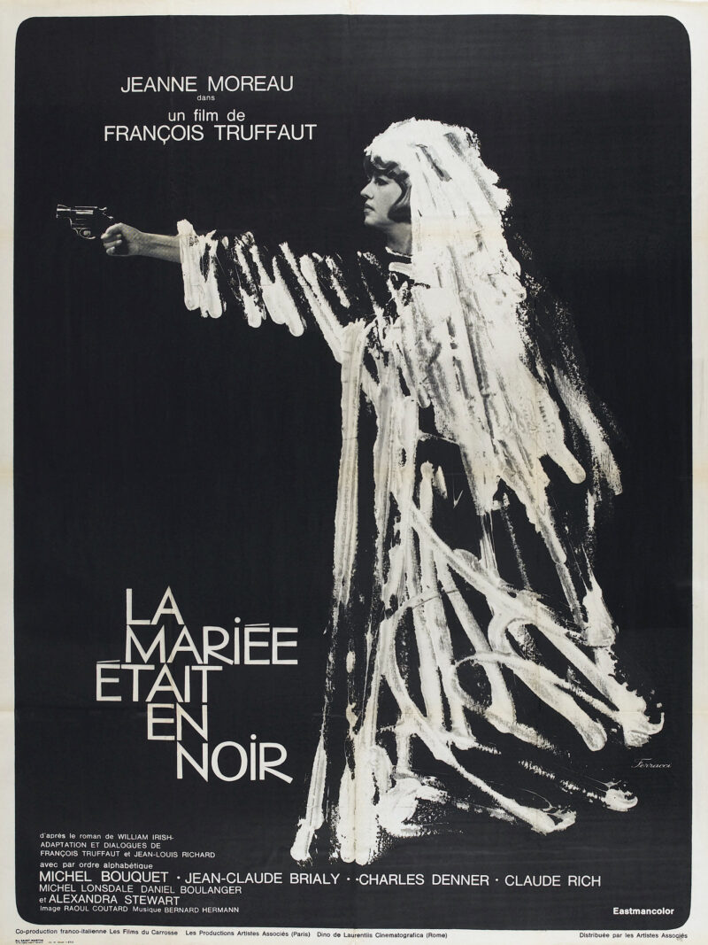 The Bride Wore Black (1968) Francois Truffaut Movie Poster - Image 2