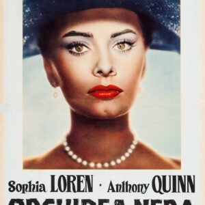 Alternative view of The Black Orchid 1959 Movie Poster – Sophia Loren Vintage