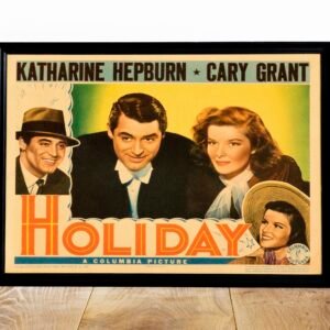 Holiday with Katharine Hepburn and Cary Grant 1938 Movie Poster