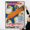 Led Zeppelin Japan 1971 Concert Tour Poster