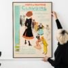 Colette’s Claudine 1910 Theatre Poster – Moulin Rouge, Paris Cabaret, Belle Époque Vintage Print