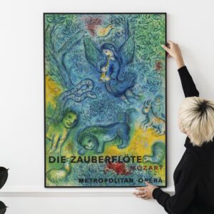 Mozart’s Die Zauberflöte 1967 Opera Poster – Metropolitan Opera, Vintage Classical Art Print
