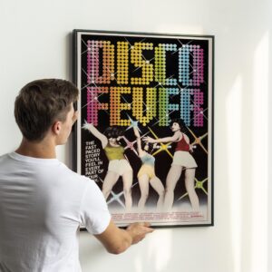 Disco Fever 1978 Movie Poster – Vintage 70s Dance Film Art, Retro Music Collectible