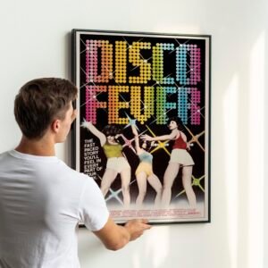 Disco Fever 1978 Movie Poster – Vintage 70s Dance Film Art, Retro Music Collectible