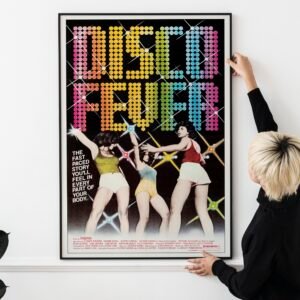Disco Fever 1978 Movie Poster – Vintage 70s Dance Film Art, Retro Music Collectible