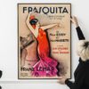 Vintage 1933 Frasquita Poster – French Opera Art Deco Style, Classic Theatre Advertisement, Parisian Stage Print