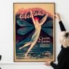 French Opera Poster 1926 – La Danse des Libellules, Vintage Paris Theatre, Art Deco Belle Époque Wall Print
