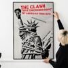 Vintage 1979 The Clash Tour Poster – Give ‘Em Enough Rope Punk Rock Art, Classic Music Memorabilia