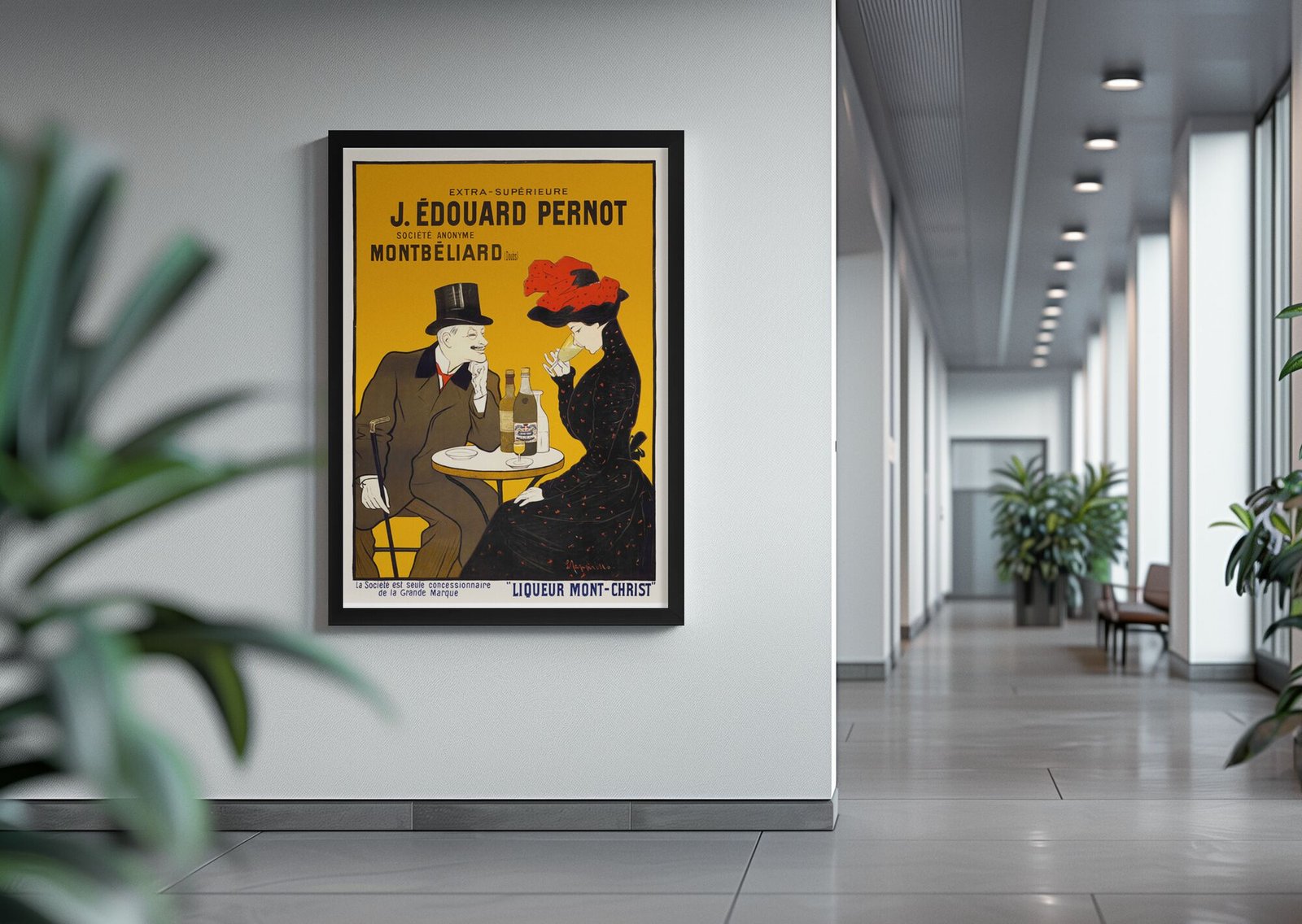 Leonetto Cappiello Cafe Poster – 1900 French Pernot Advert Art