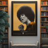 Angela Davis Wall Art – Black Liberation Activist Poster