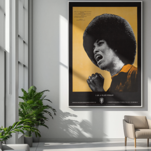 Angela Davis Wall Art – Black Liberation Activist Poster