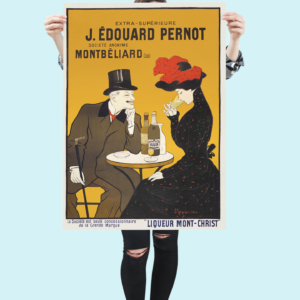 Leonetto Cappiello Cafe Poster – 1900 French Pernot Advert Art