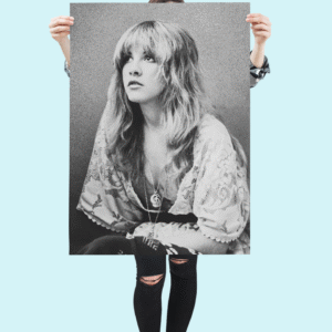 Stevie Nicks Fleetwood Mac 70s Art Print – Retro Music Legend Poster