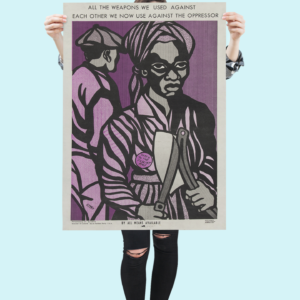 Emory Douglas Political Poster – 1960s Black Panther Civil Rights Artwork