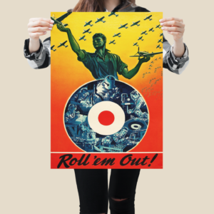 Canadian WWII Propaganda Poster – Vintage Wartime Decor