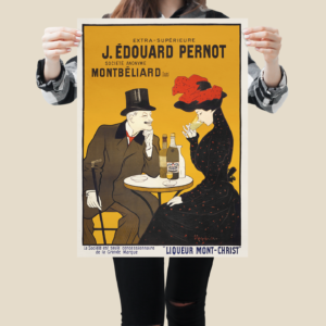 Leonetto Cappiello Cafe Poster – 1900 French Pernot Advert Art