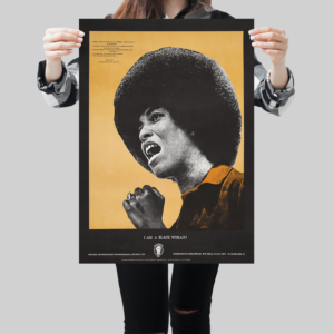 Angela Davis Wall Art – Black Liberation Activist Poster