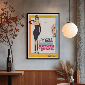 Audrey Hepburn Breakfast at Tiffany's Poster – Classic 1961 Movie Art