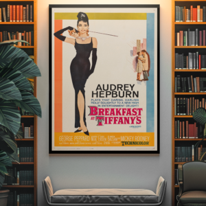 Audrey Hepburn Breakfast at Tiffany's Poster – Classic 1961 Movie Art