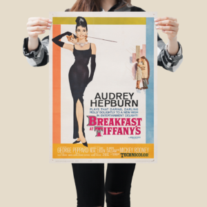 Audrey Hepburn Breakfast at Tiffany's Poster – Classic 1961 Movie Art