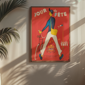 Jour de Fete 1949 - Jacques Tati French Movie Poster