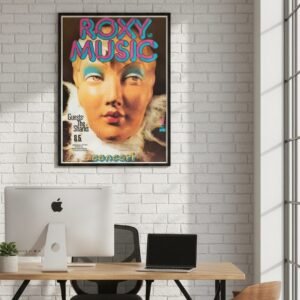 Alternative view of Roxy Music 1973 Vintage Concert Poster