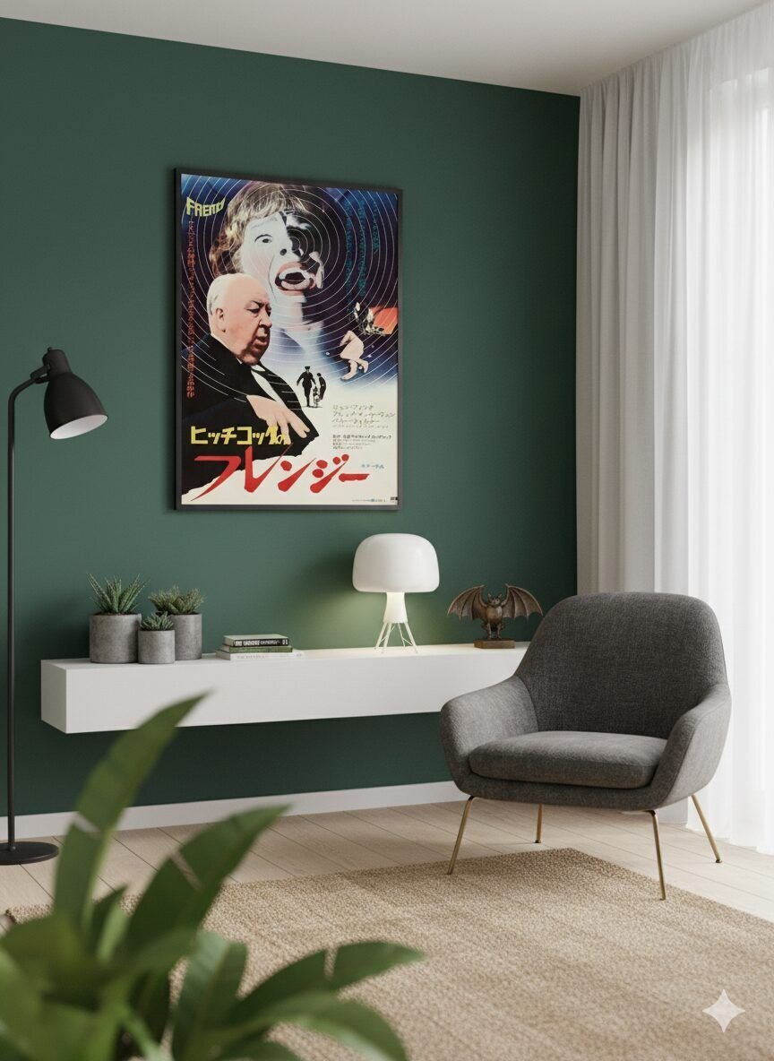 Frenzy 1972 Alfred Hitchcock Japanese Film Poster Collectible