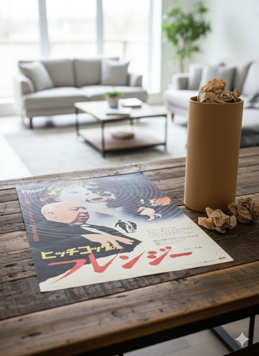 Frenzy 1972 Alfred Hitchcock Japanese Film Poster Collectible