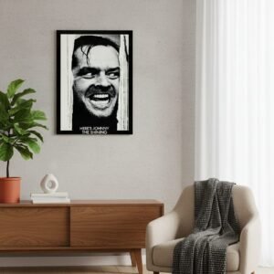 The Shining 1980 Vintage Horror Movie Poster – Classic Kubrick Film Print