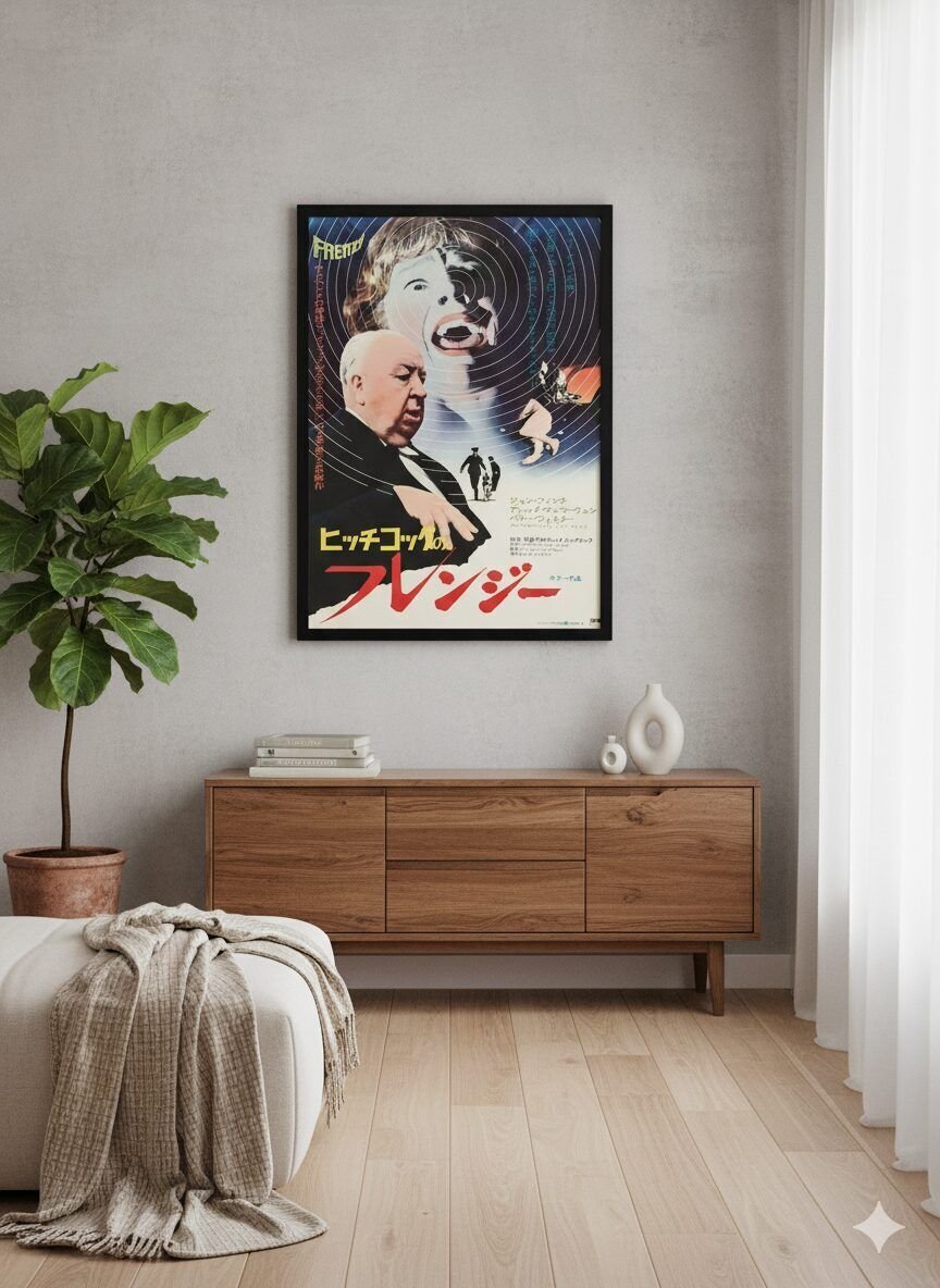 Frenzy 1972 Alfred Hitchcock Japanese Film Poster Collectible