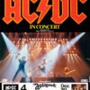 AC/DC Whitesnake 1980 Vintage Rock Concert Poster
