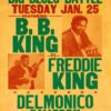 B.B. King Freddie King 1966 Vintage Blues Concert Poster