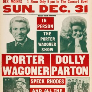 Dolly Parton Porter Wagoner 1967 Poster – Vintage Country Music Memorabilia