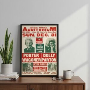 Dolly Parton Porter Wagoner 1967 Poster – Vintage Country Music Memorabilia
