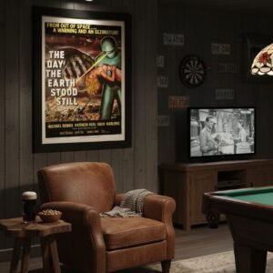 The Day the Earth Stood Still 1951 Movie Poster – Vintage Sci-Fi Film Print