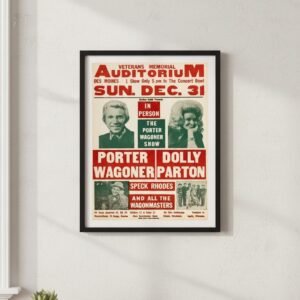 Dolly Parton Porter Wagoner 1967 Poster – Vintage Country Music Memorabilia