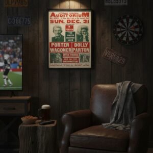 Dolly Parton Porter Wagoner 1967 Poster – Vintage Country Music Memorabilia