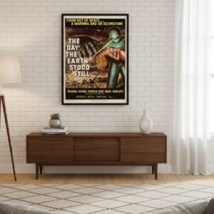 The Day the Earth Stood Still 1951 Movie Poster – Vintage Sci-Fi Film Print