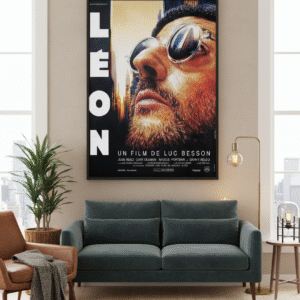 Léon The Professional 1994 Poster – Jean Reno & Natalie Portman Film Print